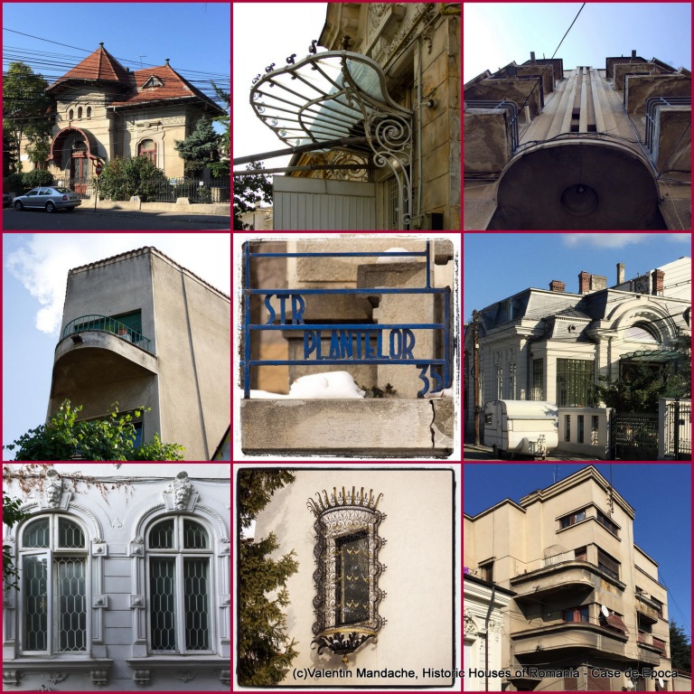 Tur arhitectural Case de Epoca in zona Strada Plantelor, Bucuresti